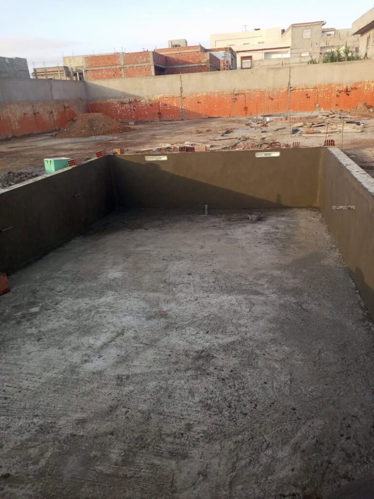 Bassin en béton