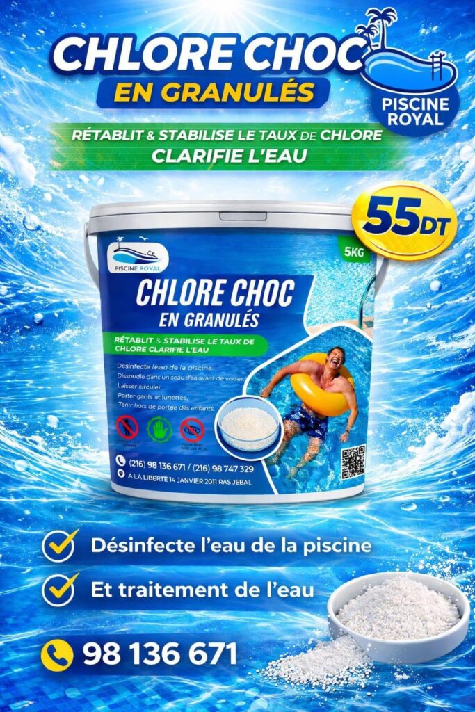 Chlore choc en granulés