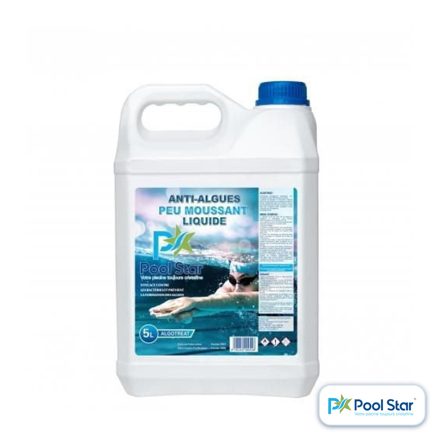 Anti-algues peu moussant liquide — Pool Star