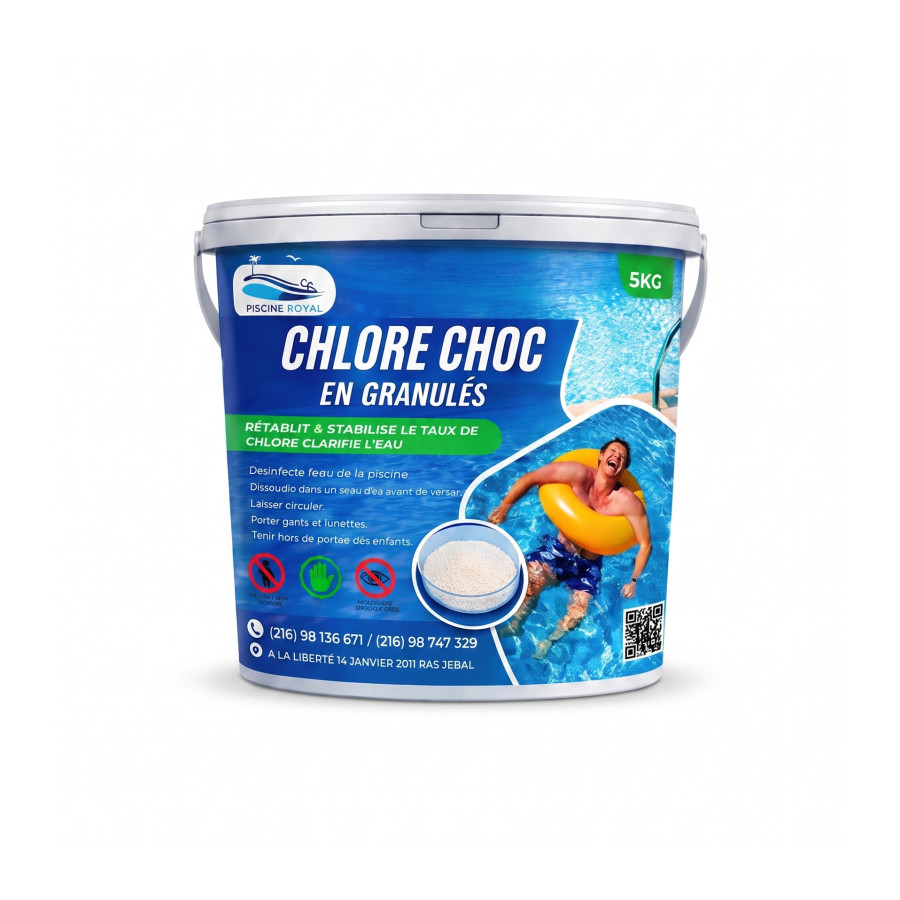 Chlore choc en granulés